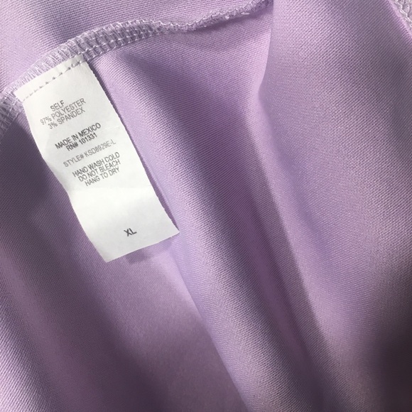 Lavender Lilac Sleeveless Charlotte Russe Dress - Picture 7 of 8